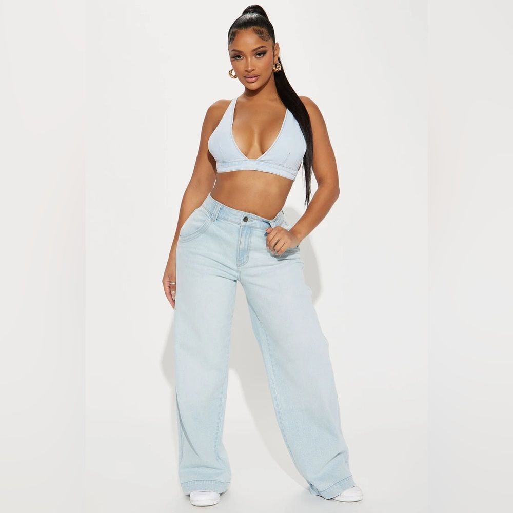 FN New Obsession Baggy Wide Leg Jean